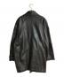 GIANNI VERSACE (ジャンニ・ヴェルサーチ) オールドレザートグルハーフコート ブラック サイズ:48：18000円