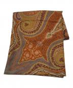 ETROエトロ）の古着「ペイズリー大判ストール」｜ブラウン