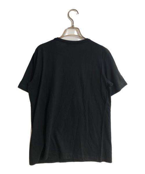 FENDI（フェンディ）FENDI (フェンディ) ラバーロゴプリントTシャツ ブラック サイズ:46の古着・服飾アイテム