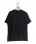 FENDI (フェンディ) ラバーロゴプリントTシャツ ブラック サイズ:46：6000円