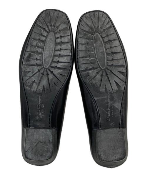 Salvatore Ferragamo（サルヴァトーレ フェラガモ）Salvatore Ferragamo (サルヴァトーレ フェラガモ) ガンチーニレザーシューズ ブラック サイズ:24㎝の古着・服飾アイテム