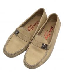 Salvatore Ferragamo（サルヴァトーレ フェラガモ）の古着「ガンチーニドライビングシューズ」｜ベージュ