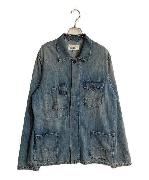 Maison Margiela（メゾンマルジェラ）Maison Margiela (メゾンマルジェラ) 10 MULTI POCKET DENIM SHIRT JACKET/マルチポケットデニムシャツジャケット インディゴ サイズ:44の古着・服飾アイテム