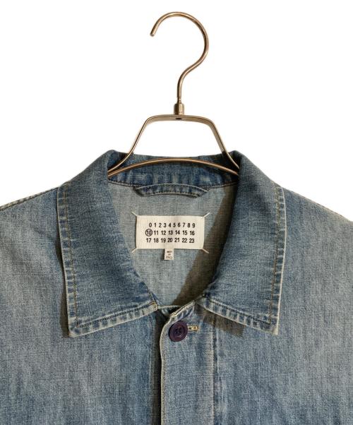 Maison Margiela（メゾンマルジェラ）Maison Margiela (メゾンマルジェラ) 10 MULTI POCKET DENIM SHIRT JACKET/マルチポケットデニムシャツジャケット インディゴ サイズ:44の古着・服飾アイテム