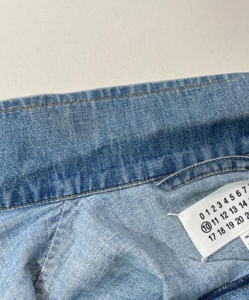 Maison Margiela（メゾンマルジェラ）Maison Margiela (メゾンマルジェラ) 10 MULTI POCKET DENIM SHIRT JACKET/マルチポケットデニムシャツジャケット インディゴ サイズ:44の古着・服飾アイテム