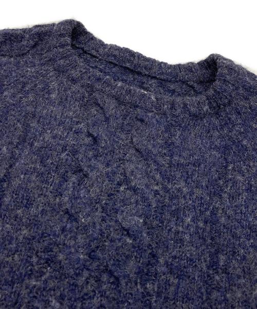 Maison Margiela（メゾンマルジェラ）Maison Margiela (メゾンマルジェラ) 07AWケーブルニット ネイビー サイズ:Mの古着・服飾アイテム