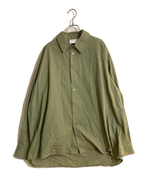 Hed Mayner（ヘド メイナー）Hed Mayner (ヘド メイナー) 20AWオーバーサイズシャツ グリーン サイズ:Ｍの古着・服飾アイテム
