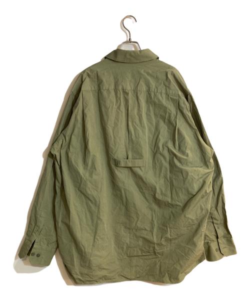 Hed Mayner（ヘド メイナー）Hed Mayner (ヘド メイナー) 20AWオーバーサイズシャツ グリーン サイズ:Ｍの古着・服飾アイテム