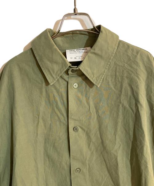 Hed Mayner（ヘド メイナー）Hed Mayner (ヘド メイナー) 20AWオーバーサイズシャツ グリーン サイズ:Ｍの古着・服飾アイテム