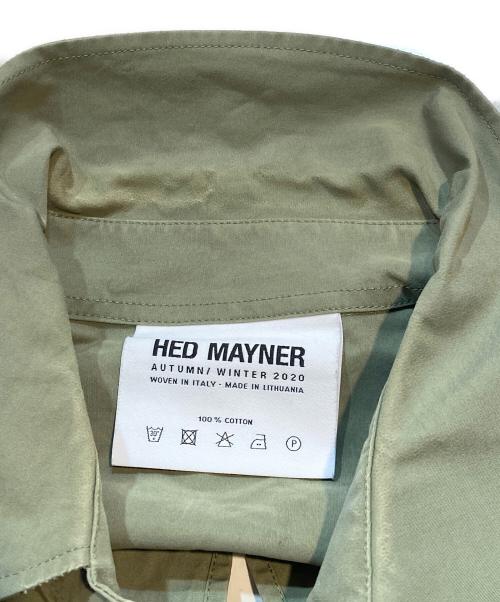 Hed Mayner（ヘド メイナー）Hed Mayner (ヘド メイナー) 20AWオーバーサイズシャツ グリーン サイズ:Ｍの古着・服飾アイテム