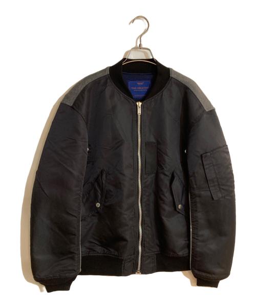 UNDERCOVER（アンダーカバー）UNDERCOVER (アンダーカバー) 後ハギSWEAT MA-1 グレー サイズ:2の古着・服飾アイテム