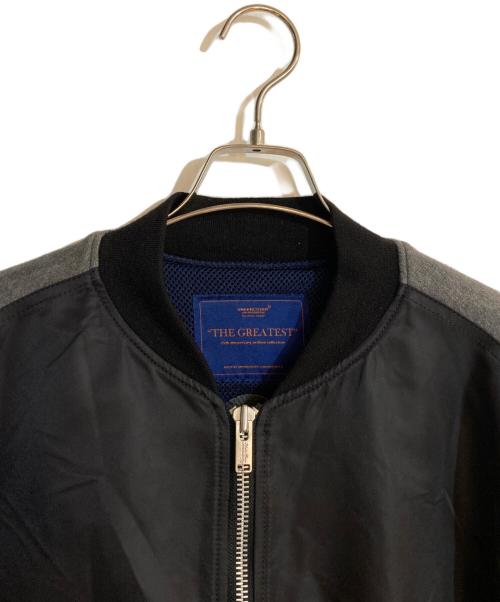 UNDERCOVER（アンダーカバー）UNDERCOVER (アンダーカバー) 後ハギSWEAT MA-1 グレー サイズ:2の古着・服飾アイテム