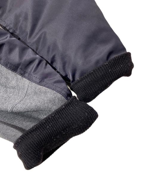 UNDERCOVER（アンダーカバー）UNDERCOVER (アンダーカバー) 後ハギSWEAT MA-1 グレー サイズ:2の古着・服飾アイテム