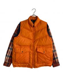UNDERCOVER（アンダーカバー）の古着「Arts&Crafts期 切替ダウンジャケット」｜オレンジ