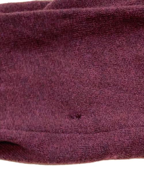 Maison Margiela（メゾンマルジェラ）Maison Margiela (メゾンマルジェラ) エルボーパッチンニットカーディガン ボルドー サイズ:Mの古着・服飾アイテム