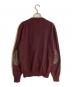 Maison Margiela (メゾンマルジェラ) エルボーパッチンニットカーディガン ボルドー サイズ:M：25000円