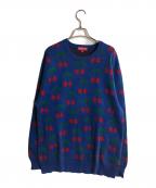 SUPREMEシュプリーム）の古着「Cherries Sweater」｜ネイビー