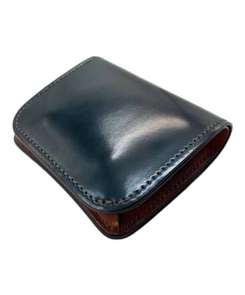 WILDSWANS（ワイルドスワンズ）WILDSWANS (ワイルドスワンズ) CASAシェルコードバンレザーウォレット グリーンの古着・服飾アイテム