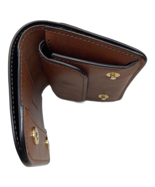 WILDSWANS（ワイルドスワンズ）WILDSWANS (ワイルドスワンズ) CASAシェルコードバンレザーウォレット グリーンの古着・服飾アイテム