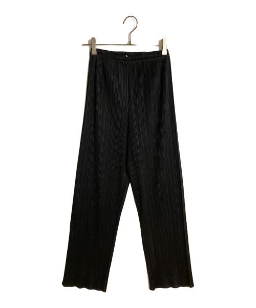 PLEATS PLEASE（プリーツプリーズ）PLEATS PLEASE (プリーツプリーズ) プリーツパンツ ブラック サイズ:Ｍの古着・服飾アイテム