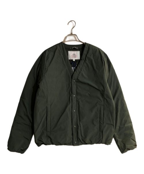 Pyrenex（ピレネックス）Pyrenex (ピレネックス) HOVER ノーカラーダウンジャケット グリーン サイズ:S 未使用品の古着・服飾アイテム
