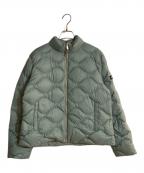AIGLEエーグル）の古着「撥水 ダウンジャケット」｜グリーン