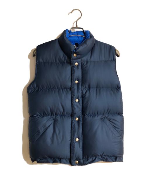 Crescent Down Works（クレセントダウンワークス）Crescent Down Works (クレセントダウンワークス) ダウンベスト ブルー サイズ:XSの古着・服飾アイテム
