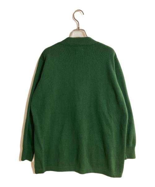 MADISON BLUE（マディソンブルー）MADISON BLUE (マディソンブルー) BIG CARDIGAN COTTON グリーン サイズ:XSの古着・服飾アイテム