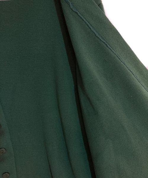 MADISON BLUE（マディソンブルー）MADISON BLUE (マディソンブルー) BIG CARDIGAN COTTON グリーン サイズ:XSの古着・服飾アイテム