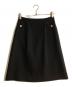FOXEY（フォクシー）の古着「パールボタン装飾スカート」｜ブラック