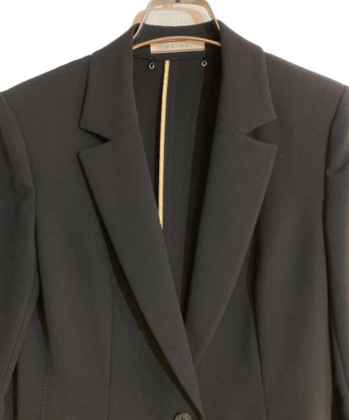 BEIGE（ベイジ）BEIGE (ベイジ) ZENNORテーラードジャケット ブラック サイズ:4の古着・服飾アイテム