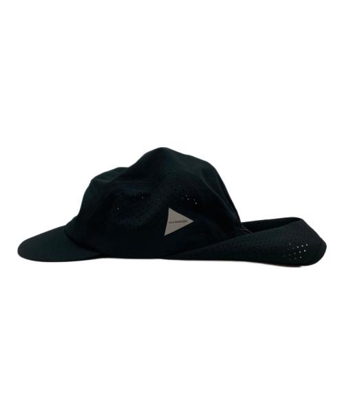 and wander（アンドワンダー）and wander (アンドワンダー) tech cap/テッチキャップ ブラック サイズ:FREEの古着・服飾アイテム