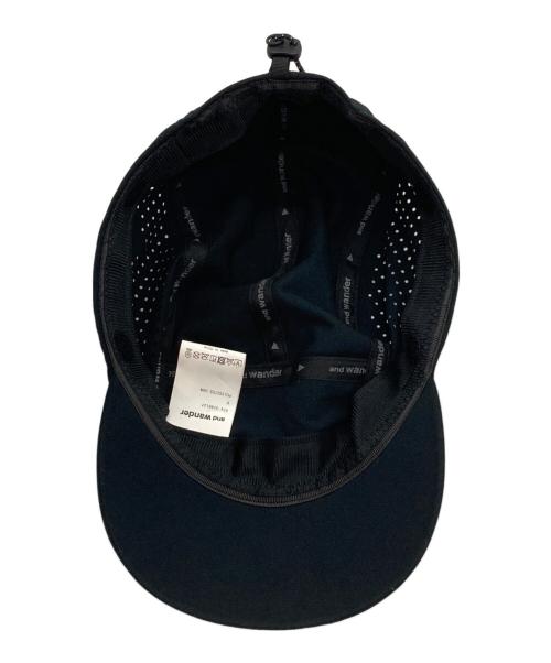 and wander（アンドワンダー）and wander (アンドワンダー) tech cap/テッチキャップ ブラック サイズ:FREEの古着・服飾アイテム