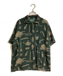 BROWN by 2-tacs（ブラウンバイツータックス）の古着「アロハシャツ」｜グリーン