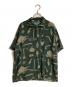 BROWN by 2-tacs（ブラウンバイツータックス）の古着「アロハシャツ」｜グリーン