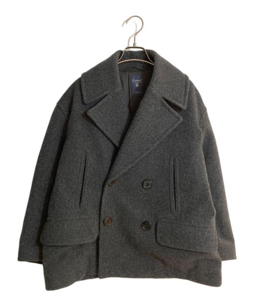 ORCIVAL（オーシバル）ORCIVAL (オーシバル) LIGHT MOSSER SHORT P COAT／ライトモッサ ショートPコート グレー サイズ:1の古着・服飾アイテム