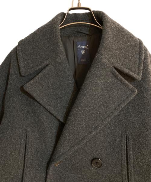 ORCIVAL（オーシバル）ORCIVAL (オーシバル) LIGHT MOSSER SHORT P COAT／ライトモッサ ショートPコート グレー サイズ:1の古着・服飾アイテム