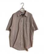 stussyステューシー）の古着「BOXY SS SHIRT 8 BALL STRIPE」｜レッド