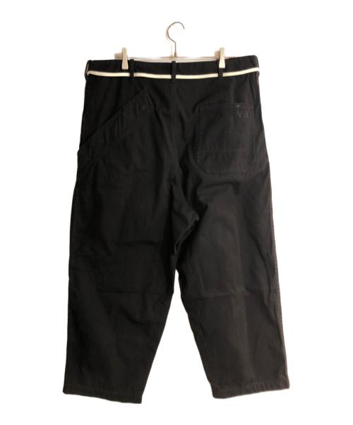 Y-3（ワイスリー）Y-3 (ワイスリー) CANVAS WORKWEAR WIDE PANTS ブラック サイズ:Ｓの古着・服飾アイテム