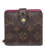 LOUIS VUITTONルイ ヴィトン）の古着「コンパクト・ジップ モノ」｜パープル