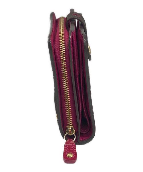 LOUIS VUITTON（ルイ ヴィトン）LOUIS VUITTON (ルイ ヴィトン) コンパクト・ジップ モノ パープルの古着・服飾アイテム