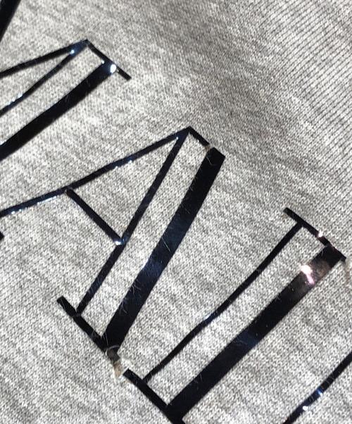 BALMAIN（バルマン）BALMAIN (バルマン) ロゴプリントスウェット グレー サイズ:Mの古着・服飾アイテム