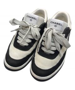 中古・古着通販】CHANEL (シャネル) ココマークレザースニーカー/Coco