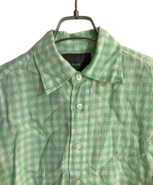 la favola（ラ ファーヴォラ）la favola (ラ ファーヴォラ) 23SS BIG SHIRT 黄緑 サイズ:1の古着・服飾アイテム