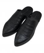 DIMISSIANOS & MILLERディミッシアーノ アンド ミラー）の古着「馬革ウエスタンサボ」｜ブラック