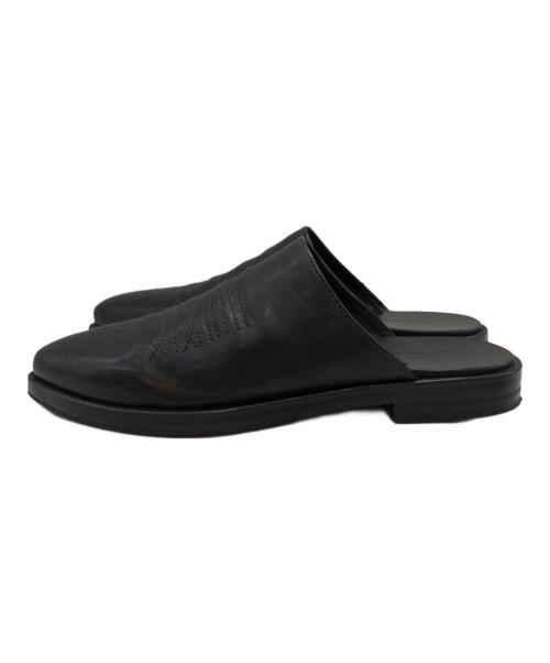 DIMISSIANOS & MILLER（ディミッシアーノ アンド ミラー）DIMISSIANOS & MILLER (ディミッシアーノ アンド ミラー) 馬革ウエスタンサボ ブラック サイズ:３9の古着・服飾アイテム