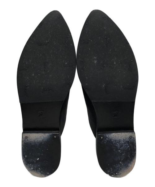 DIMISSIANOS & MILLER（ディミッシアーノ アンド ミラー）DIMISSIANOS & MILLER (ディミッシアーノ アンド ミラー) 馬革ウエスタンサボ ブラック サイズ:３9の古着・服飾アイテム