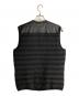 DIESEL (ディーゼル) レザー切替ダウンベスト ブラック サイズ:XS：12000円