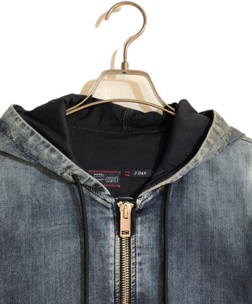 DIESEL（ディーゼル）DIESEL (ディーゼル) J-DAN-NE ジョグデニムパーカー インディゴ サイズ:Sの古着・服飾アイテム