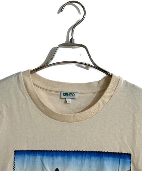 KENZO（ケンゾー）KENZO (ケンゾー) 浮世絵プリントTシャツ ベージュ サイズ:XLの古着・服飾アイテム